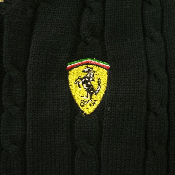 Black Ferrari Knit Vest - Picture 4 of 4